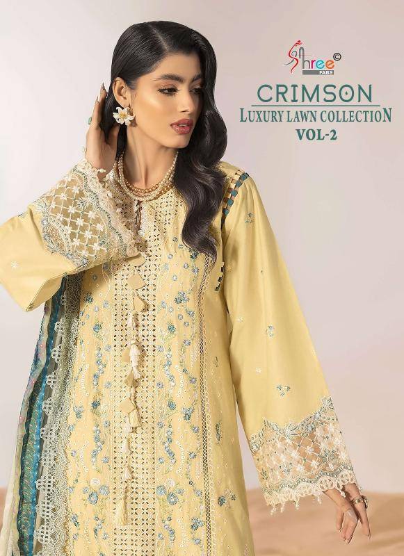 Shree fabs crimson vol-2 Dress materials wholesale rates in Pune